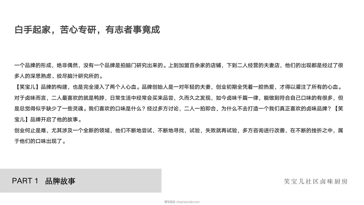 笑宝儿社区卤味厨房品牌策略全案梳理 第 4 页