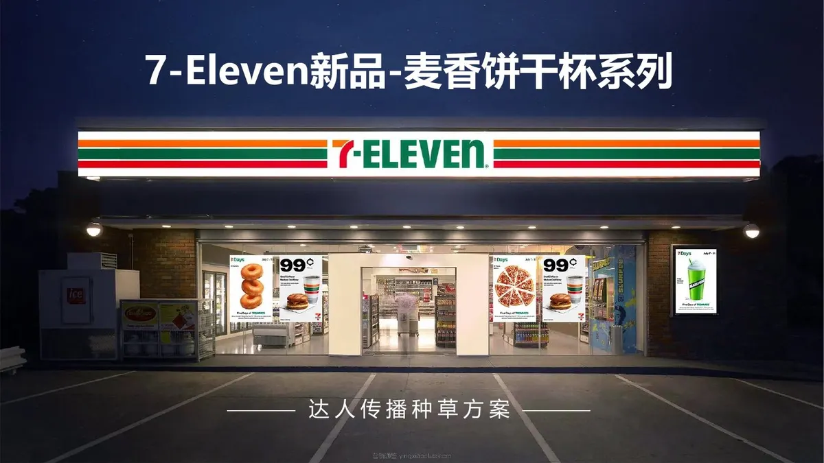 2026 7-Eleven新品达人传播种草方案 第 1 页