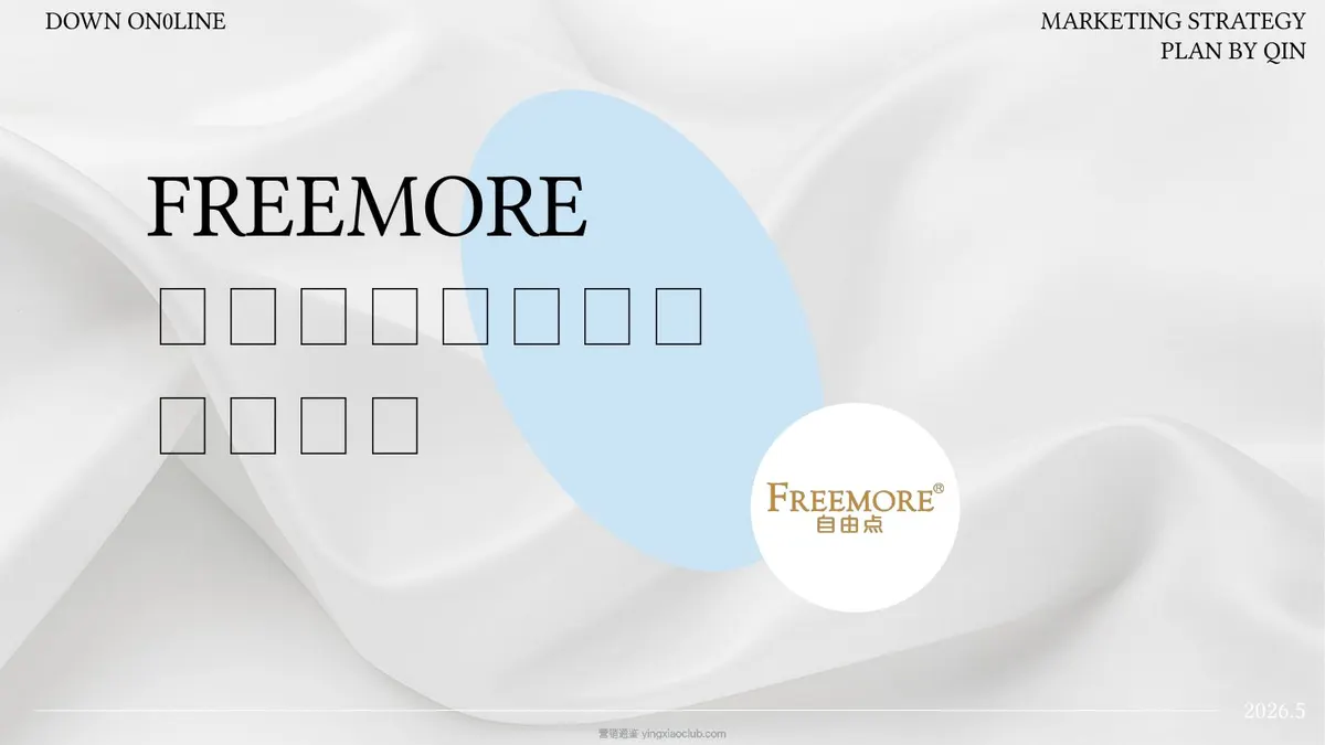 2026 FREEMORE自由点个护品牌线下巡游路演线下新品推广策略方案 第 1 页