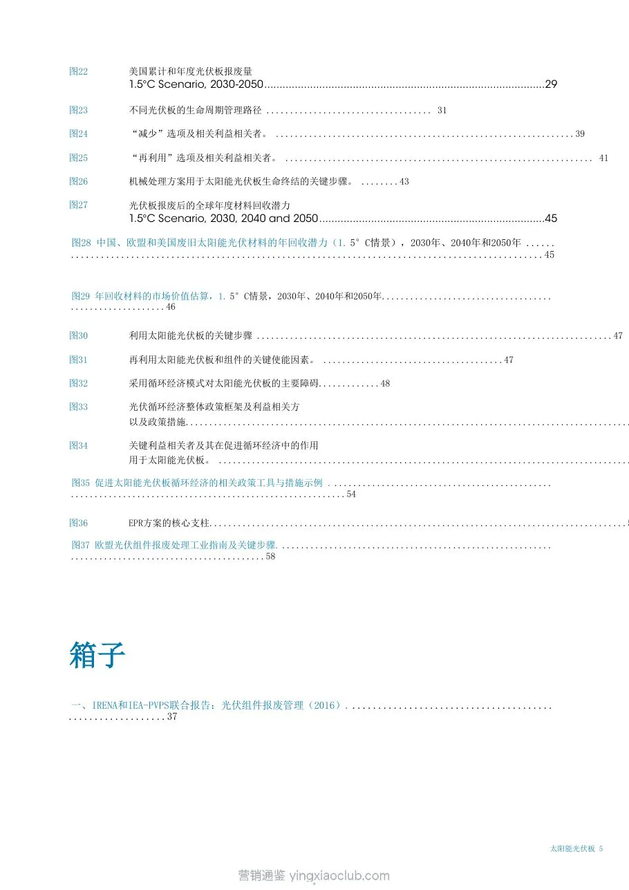 国际可再生能源署-太阳能光伏板行业:循环经济下光伏组件生命周期末端管理(英译中) 第 5 页