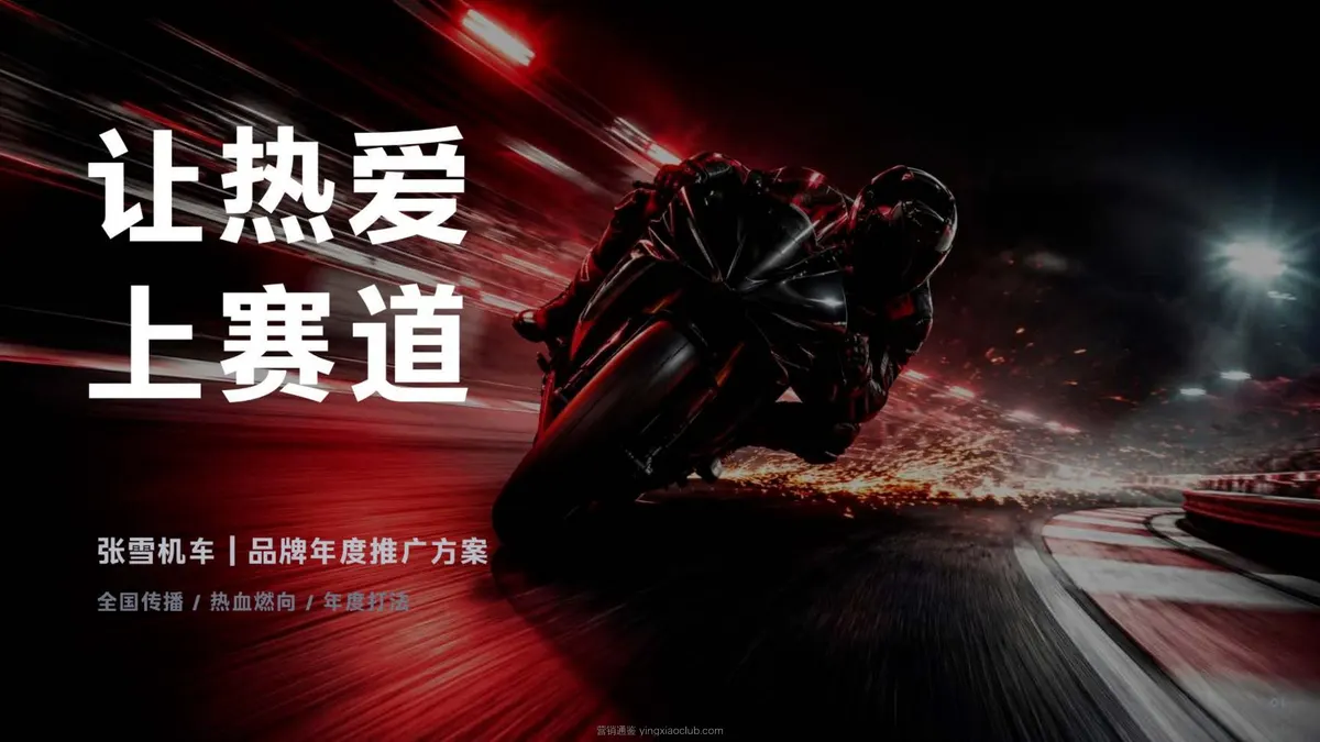 2026张雪机车品牌年度推广方案 第 1 页