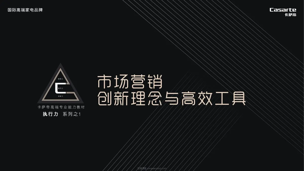 高端家电品牌卡萨帝市场营销创新理念与高效工具 第 1 页