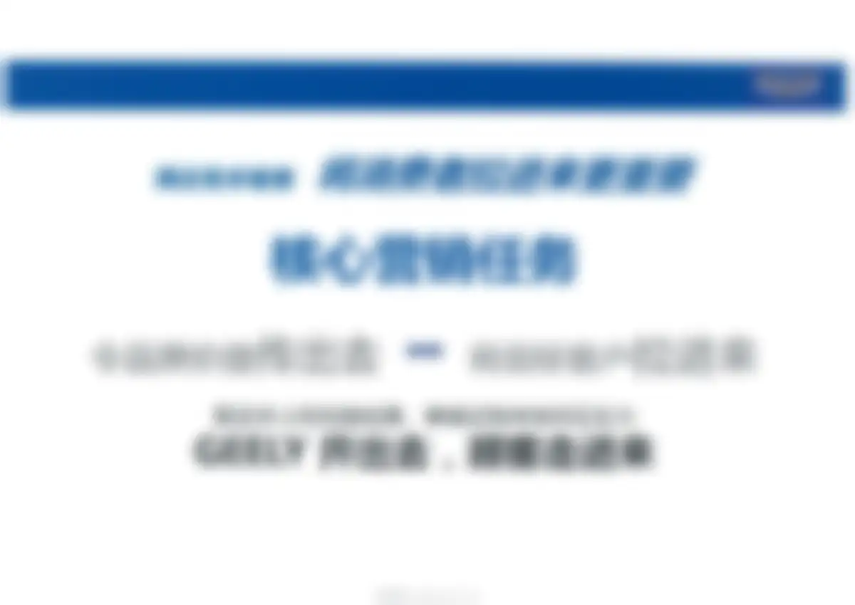 吉利国际全案广告代理竞标文件 第 78 页会员预览