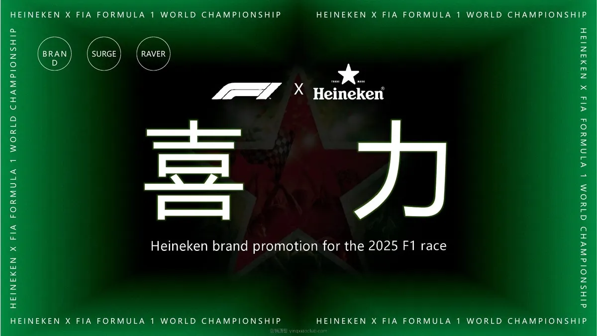 喜力啤酒xF1赛车联名营销推广方案 第 1 页