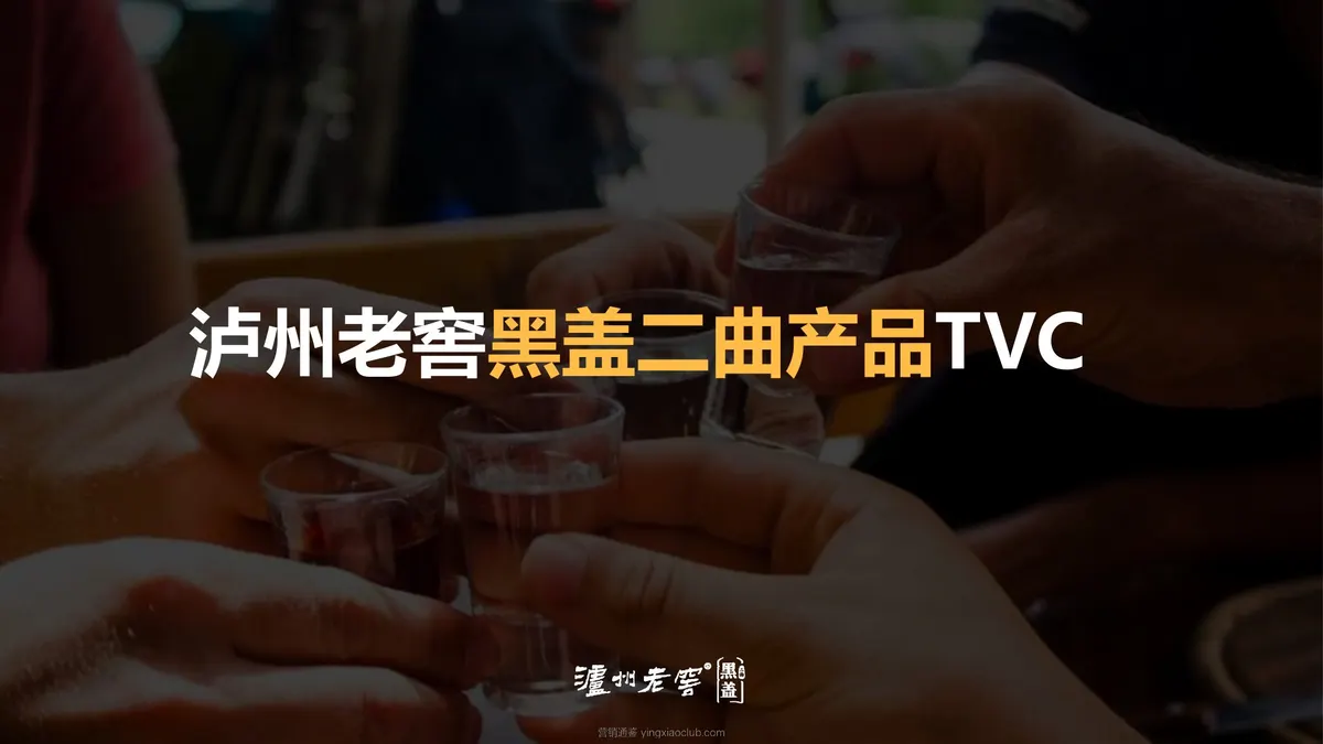 泸州老窖黑盖二曲产品TVC脚本方案 第 1 页