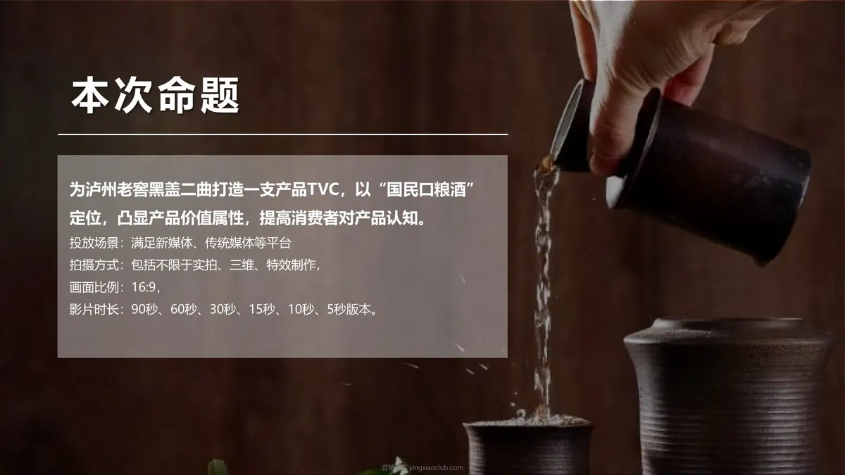泸州老窖黑盖二曲产品TVC脚本方案 第 2 页