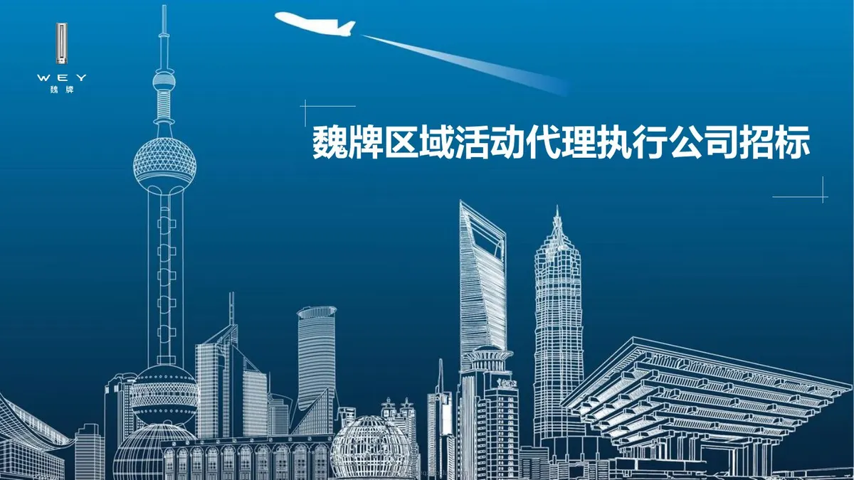 魏牌区域活动代理执行公司招标 第 1 页